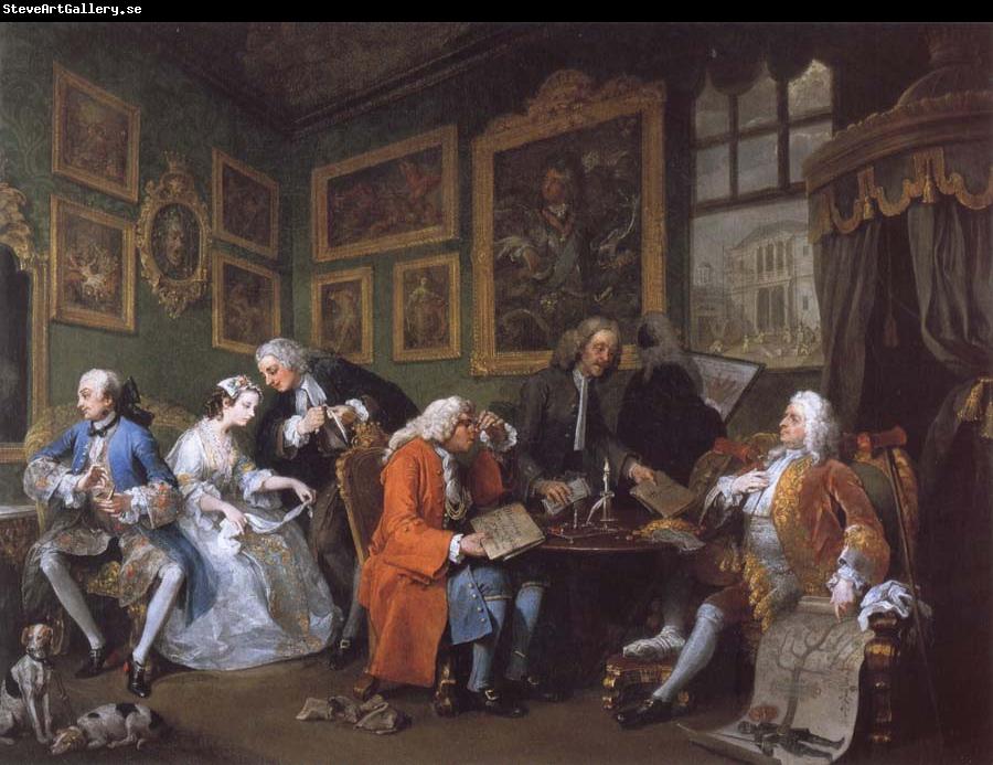 William Hogarth Marriage a la Mode i The Marriage Settlement